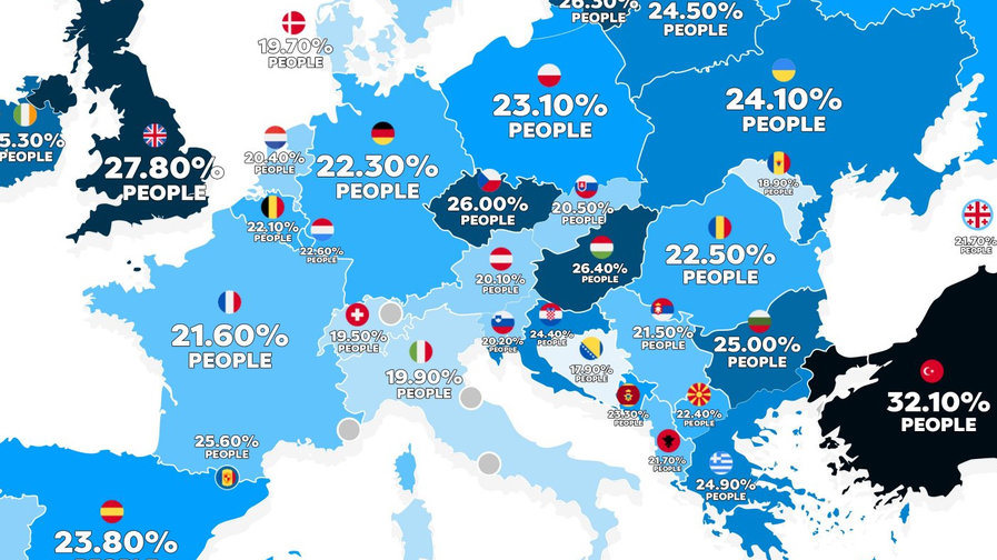 Bosanci najmršaviji narod na svijetu, i Crna Gora na mapi gojaznih