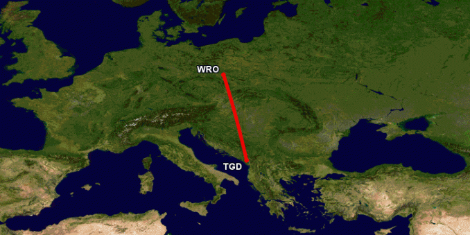 Ryanair uvodi novu liniju iz Podgorice, od juna letovi za Vroclav (Poljska)
