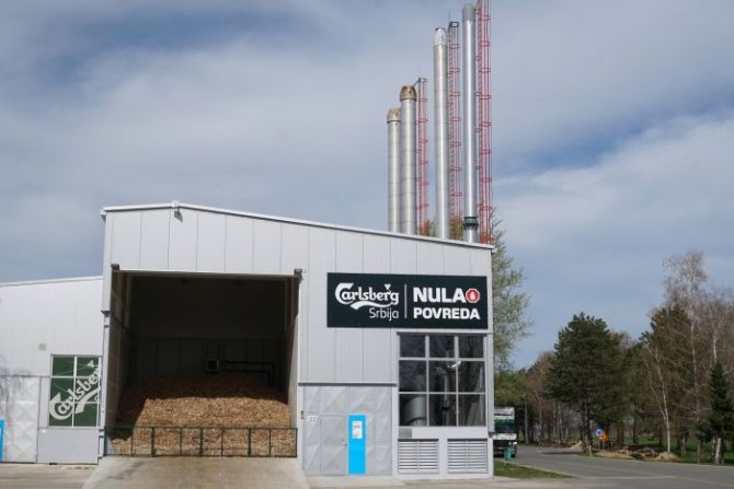 Carlsberg u Srbiji počeo da koristi kotlarnicu na biomasu