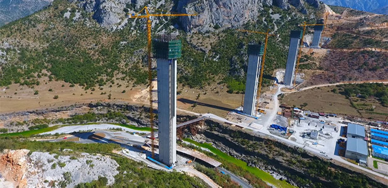 Most Moračica će se spajati u vazduhu