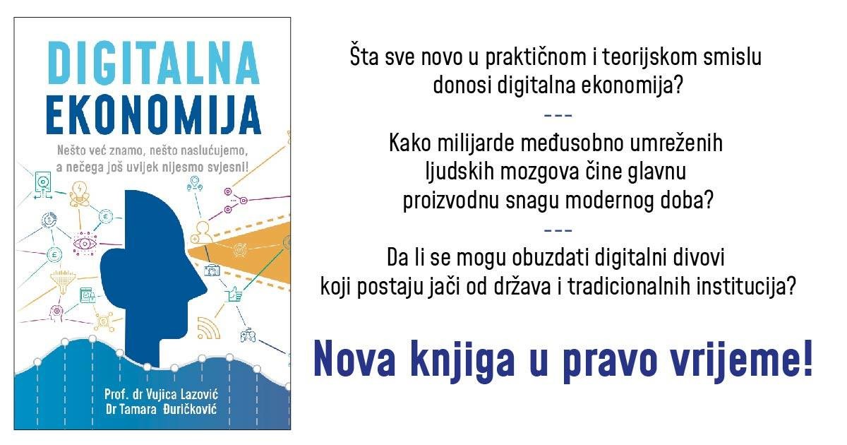 “Digitalna ekonomija”: Promovisana knjiga dr Vujice Lazovića i dr Tamare Đuričković