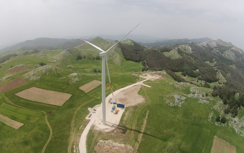 Vjetroelektrana na Krnovu proizvela struju vrijednu više od sedam miliona eura
