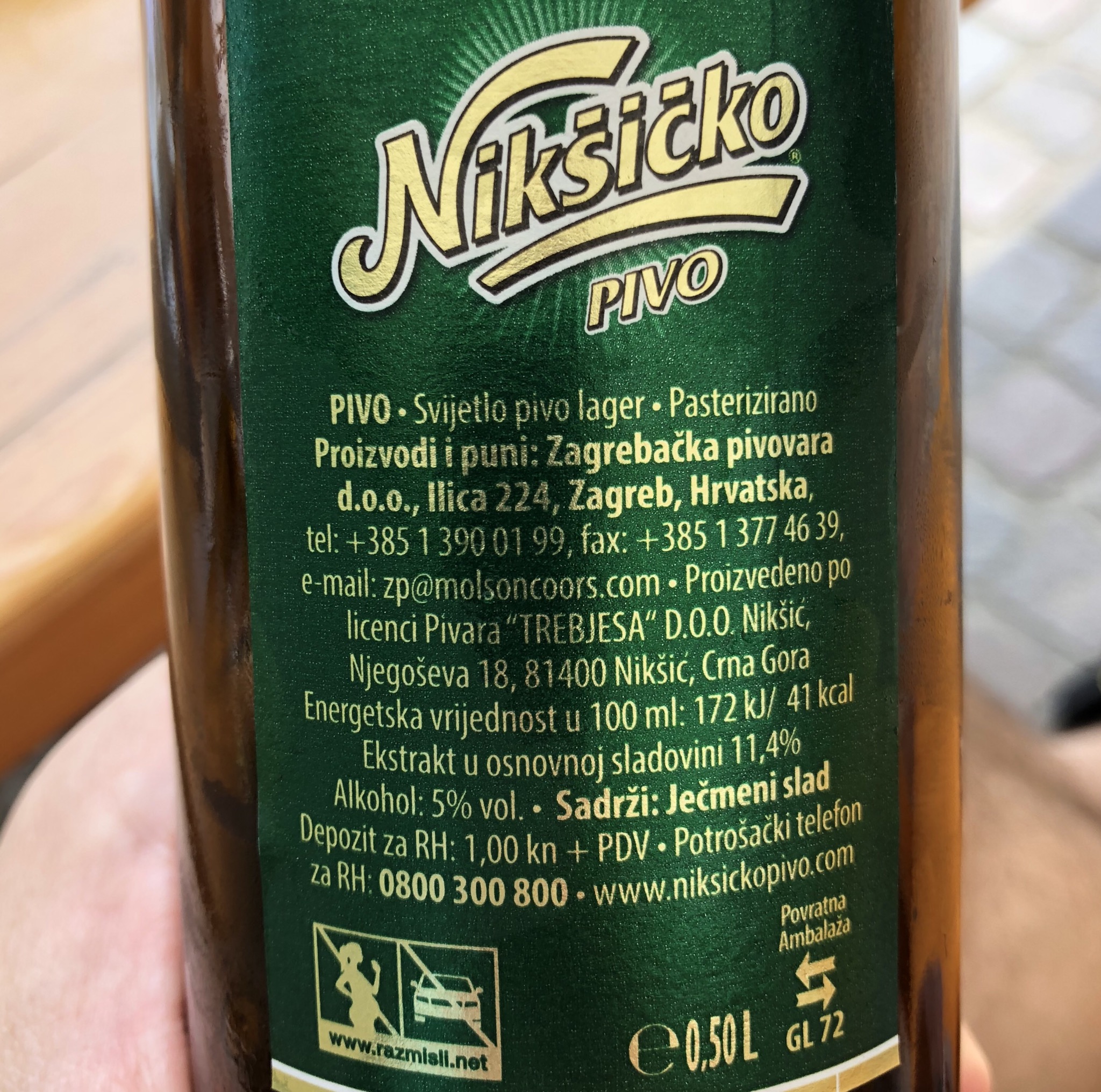 Nikšićko pivo, made in Croatia