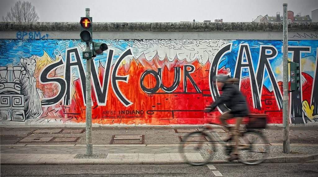berlin, germany, wall, bike, bicycle