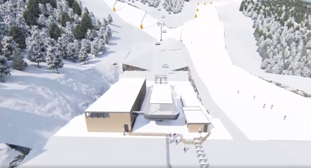 Novo skijalište 2021: Postavljeni stubovi žičare i stanice budućeg ski centra kod Bijelog Polja
