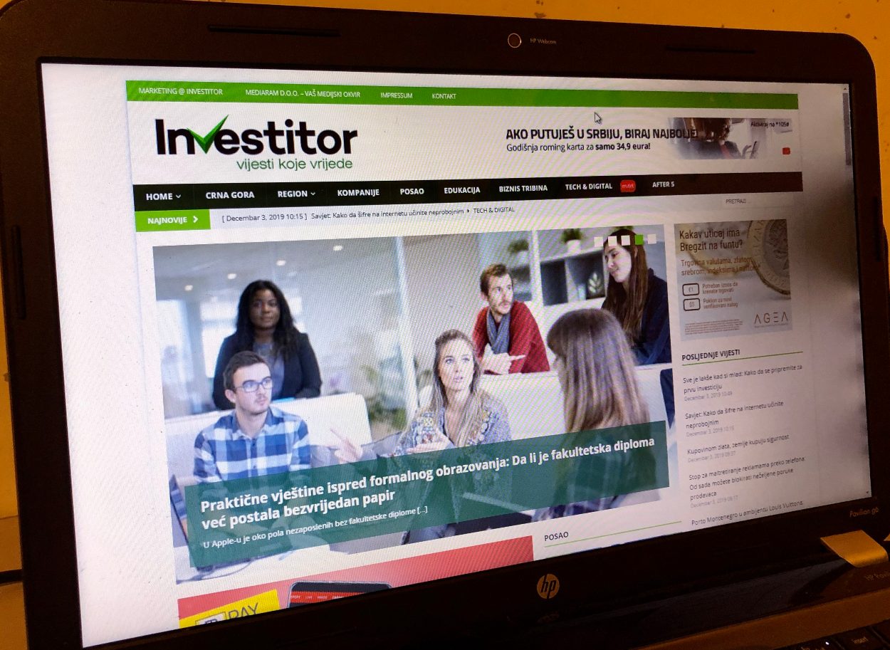 Važna vijest za čitaoce portala Investitor