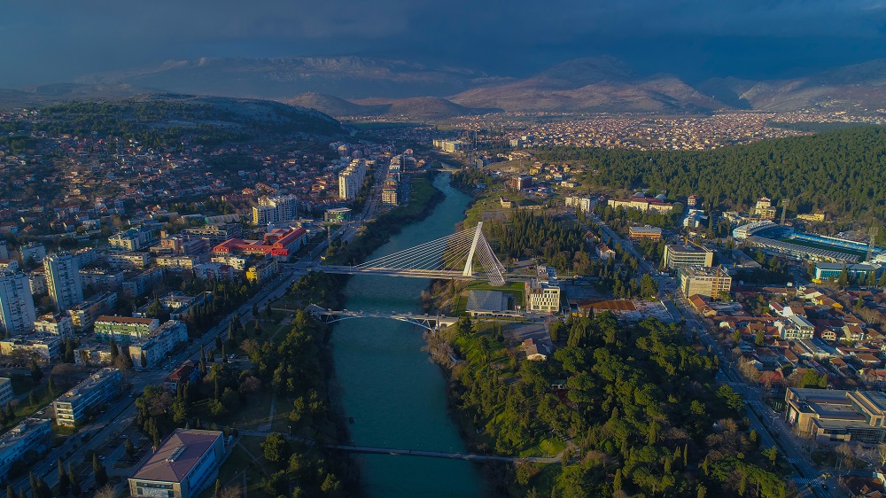 Podgorica, panorama, mostovi podgorica