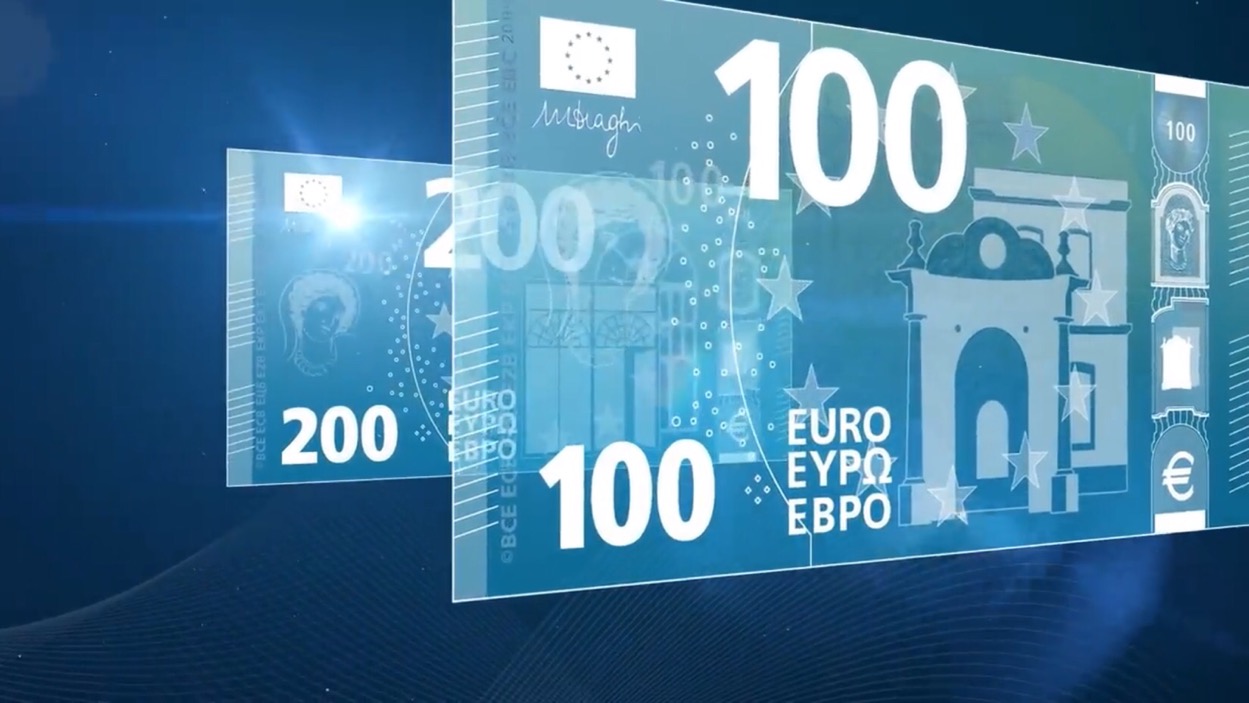 Novi izgled novčanica od 100 i 200 eura