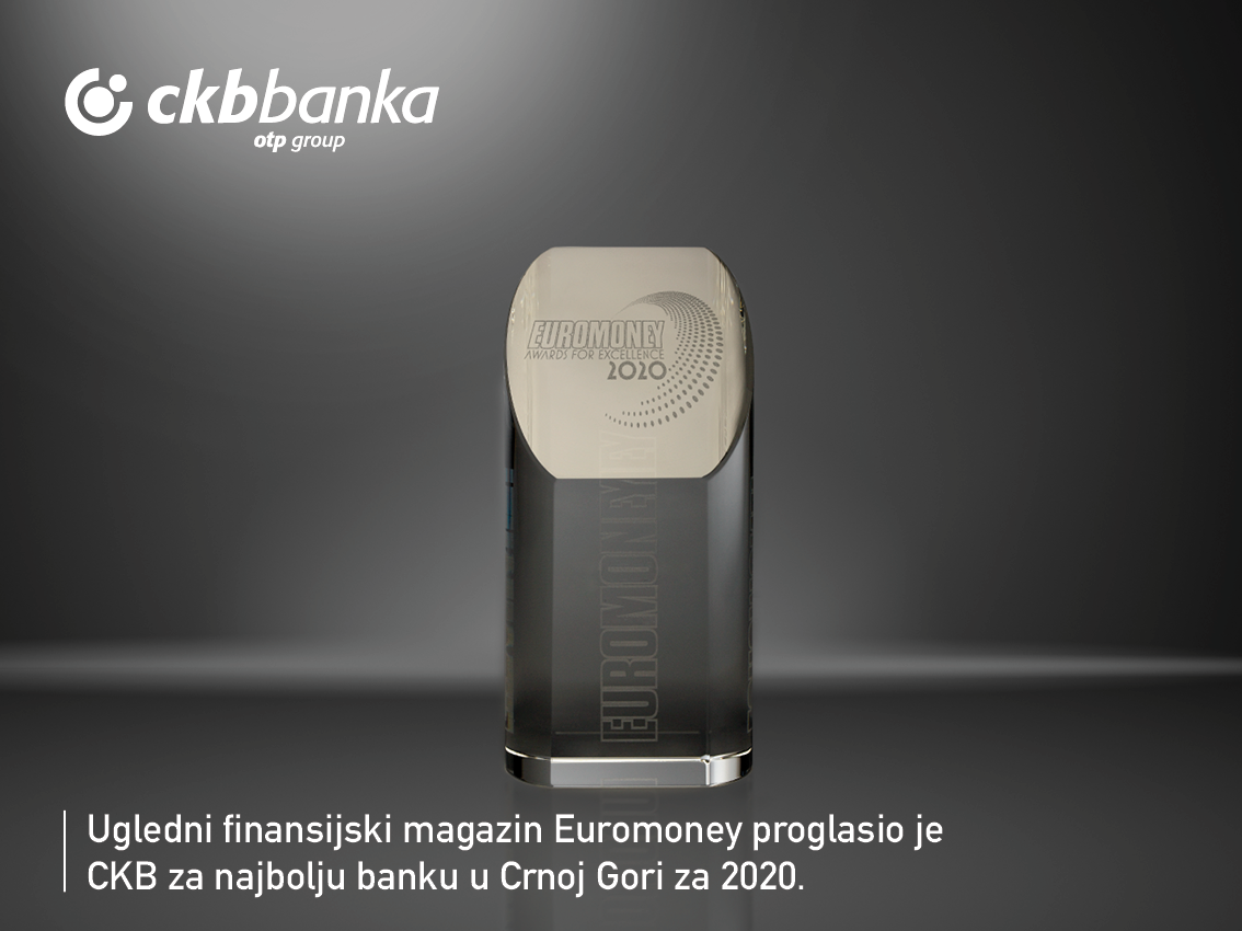 Euromoney: CKB je najbolja banka u Crnoj Gori