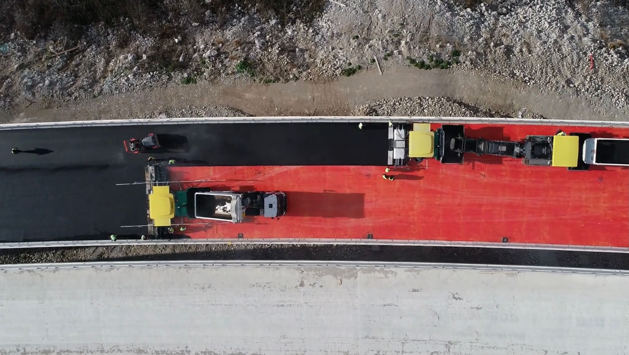 [VIDEO] Pogledajte u kojem će stanju gradilište auto-puta dočekati Novu godinu