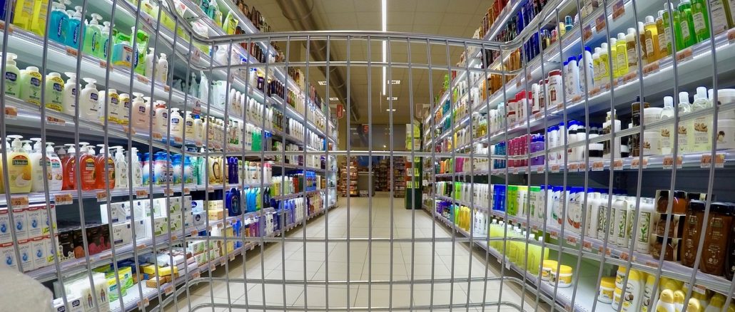 Market, shopping cart, prodavnica, korpa