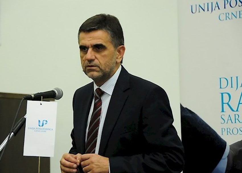 Predrag Mitrović, Unija poslodavaca Crne Gore, UPCG