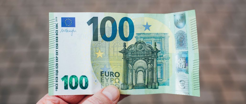 euro, money, 100 eur