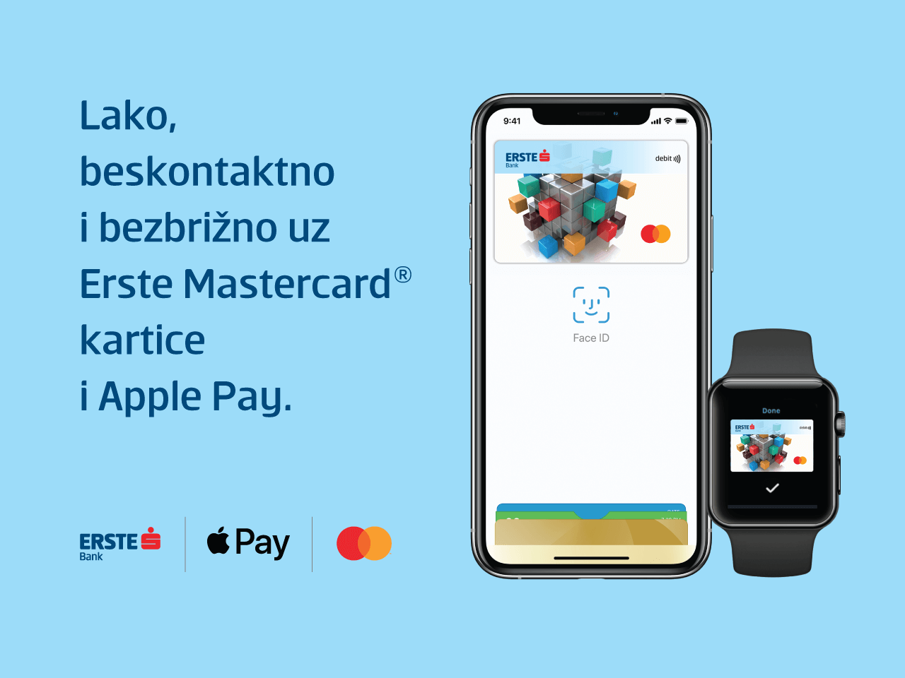 Apple pay dostupan i korisnicima Mastercarda u Erste banci