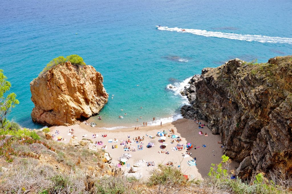 spain, beach, holiday
