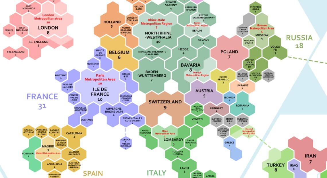 INFOGRAFIKA: Distribucija globalnog BDP-a po državama i regionima, Crna Gora je u grupi sa još 4 zemlje