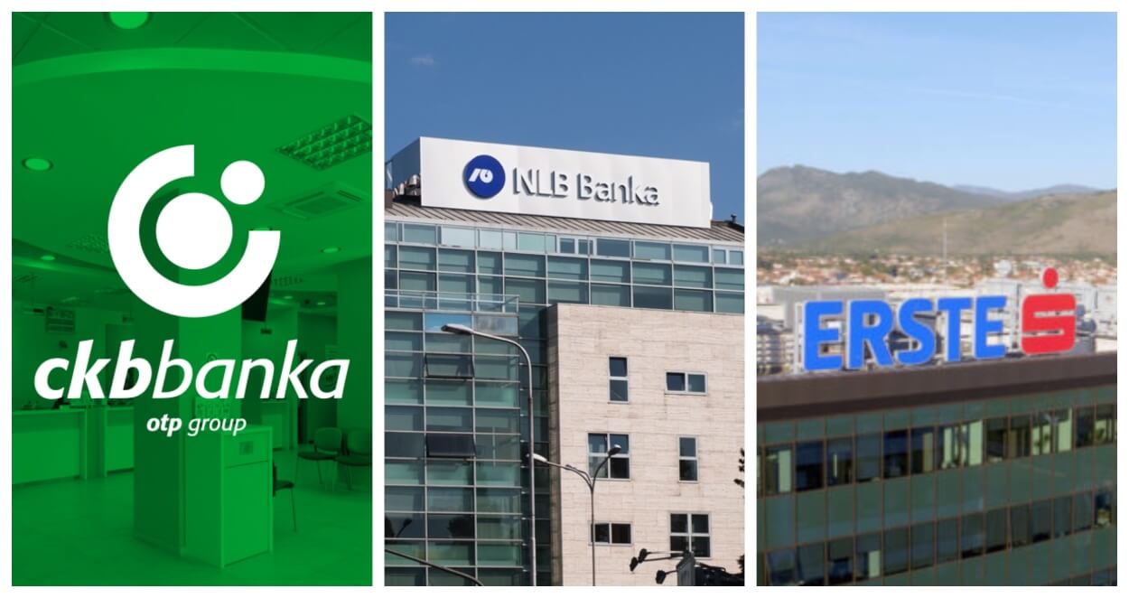 Najveće crnogorske banke u 2021: Samo jedna ima aktivu iznad milijardu eura