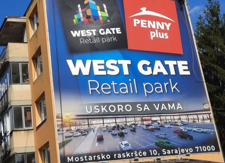 U avgustu se otvara retail park West Gate Sarajevo
