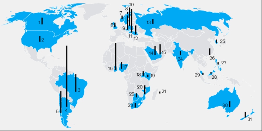 Globalna borba protiv inflacije: Koje zemlje i regioni su najviše podigli kamatne stope?
