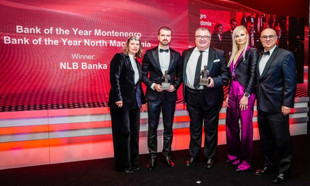 NLB Banka godine u Crnoj Gori, Martin Leberle, nagrada the banker