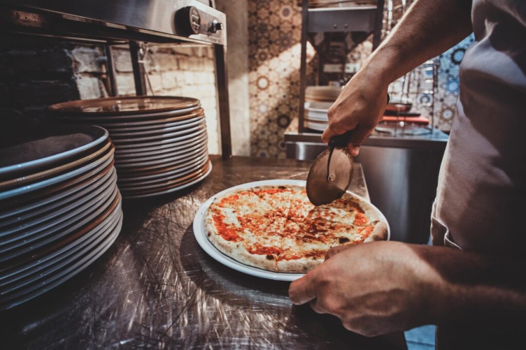 pizza, restaurant, food, chef