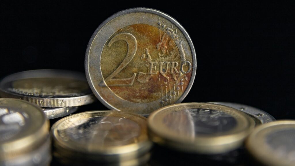 euro coin, coins, 2 euro, money