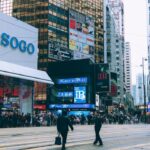 Hong Kong, business, city, street, people