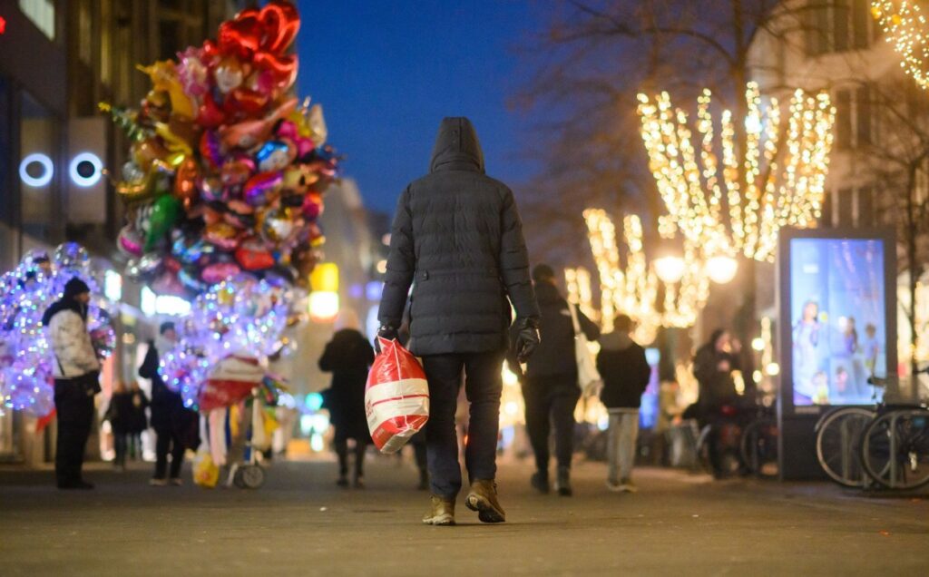 shopping, božićna potrošnja, njemačka, winter, christmas