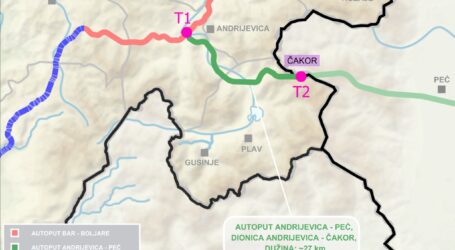 Brza veza do Prištine i Skoplja: Evropski fondovi i za auto-put od Andrijevice do Čakora