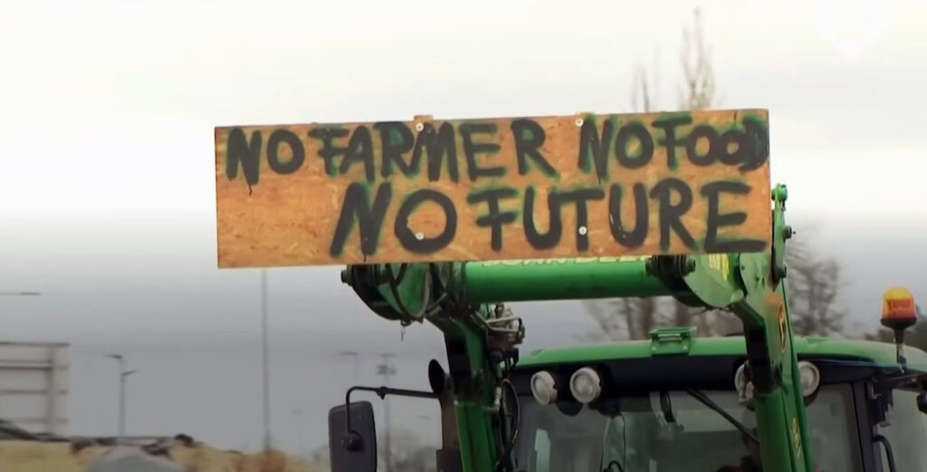 Protest farmera u Njemačkoj, traktor, blokada, štrajk poljoprivrednika