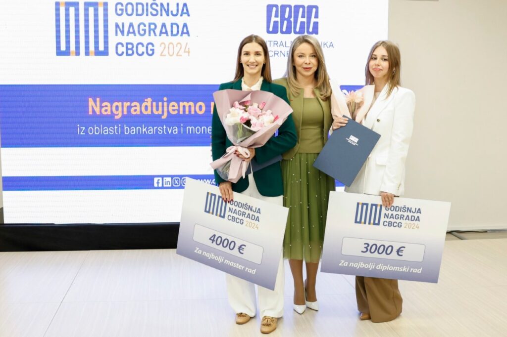 godišnje nagrade CBCG, Centralna banka Crne Gore, Irena Radović