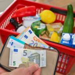 prodavnica, shopping, food, novac, euro, money, market, plaćanje, paying