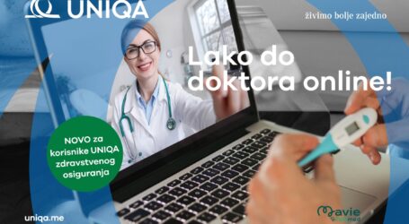 Uz UNIQA osiguranje, lako do doktora online