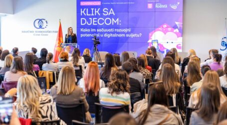 Konferencija “Klik sa djecom”: Pravom ravnotežom omogućiti djeci da koriste digitalne tehnologije, ali i da budu zaštićeni od potencijalnih prijetnji