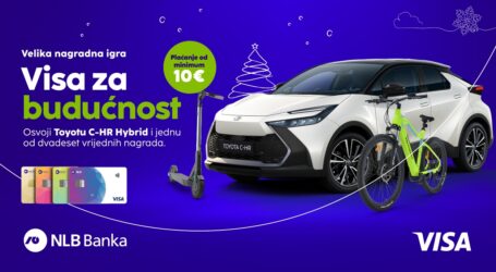 Doživi budućnost uz Visa kartice NLB Banke: Osvoji Toyota CH-R Cool Hybrid i druge vrijedne nagrade