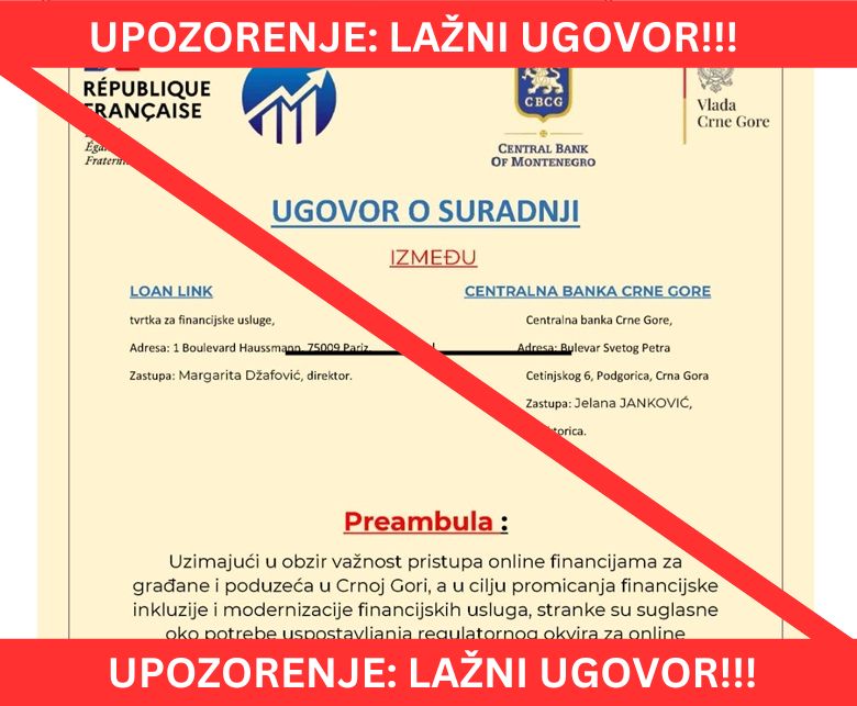 lažni ugovor za kredit