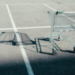 shopping cart, prodavnica, supermarket, hipermarket, parking