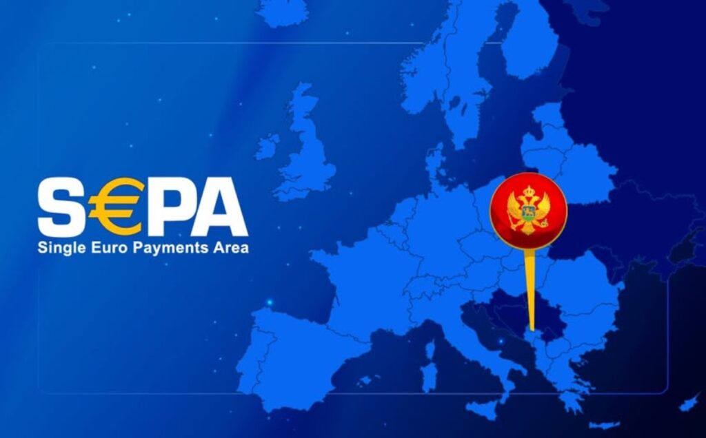 SEPA Crna Gora, Centralna banka Crne Gore CBCG