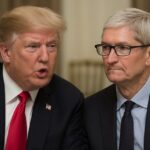 Donald Tramp, Donald Trumo, Tim Kuk, Tim Cook, Apple