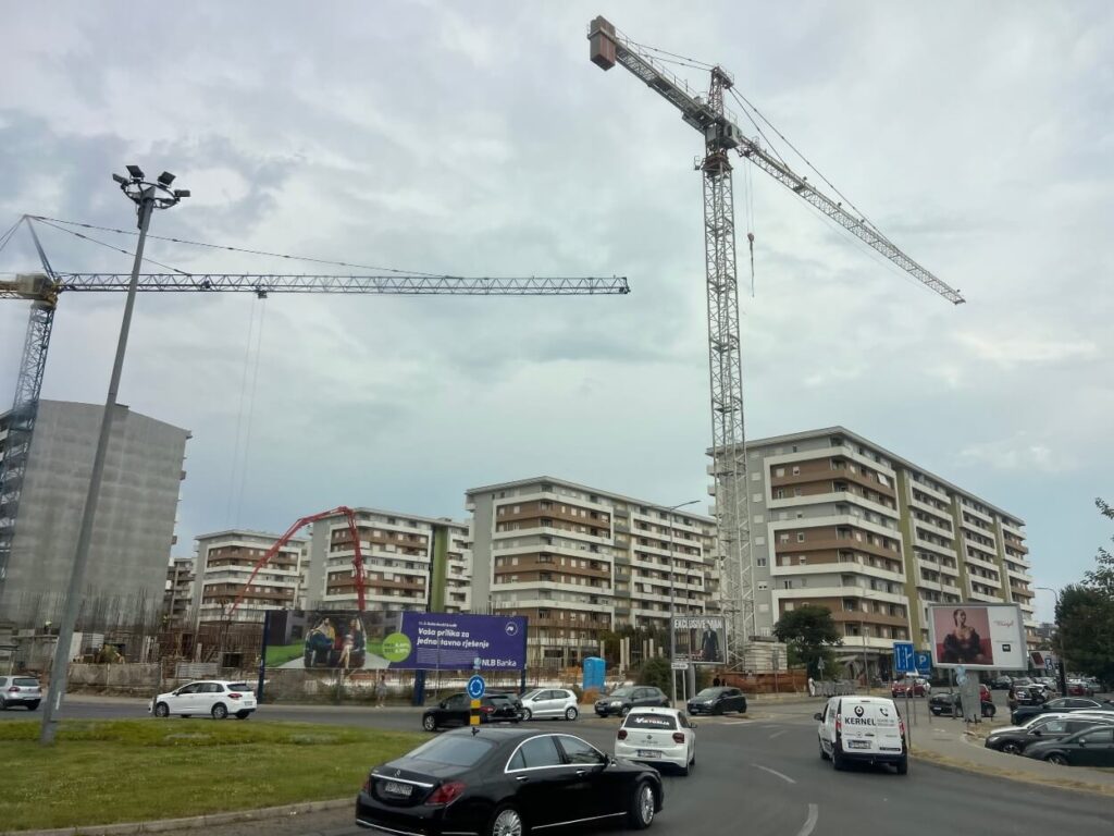 Central Point Podgorica, gradilište, zgrade, stanovi, stambeni kvart, construction, construction site, buildings, home, apartments