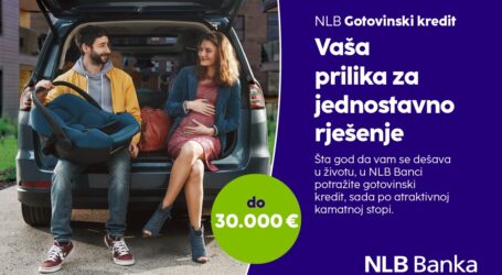 Sigurna podrška u pravo vrijeme: akcijska ponuda NLB Gotovinskog kredita