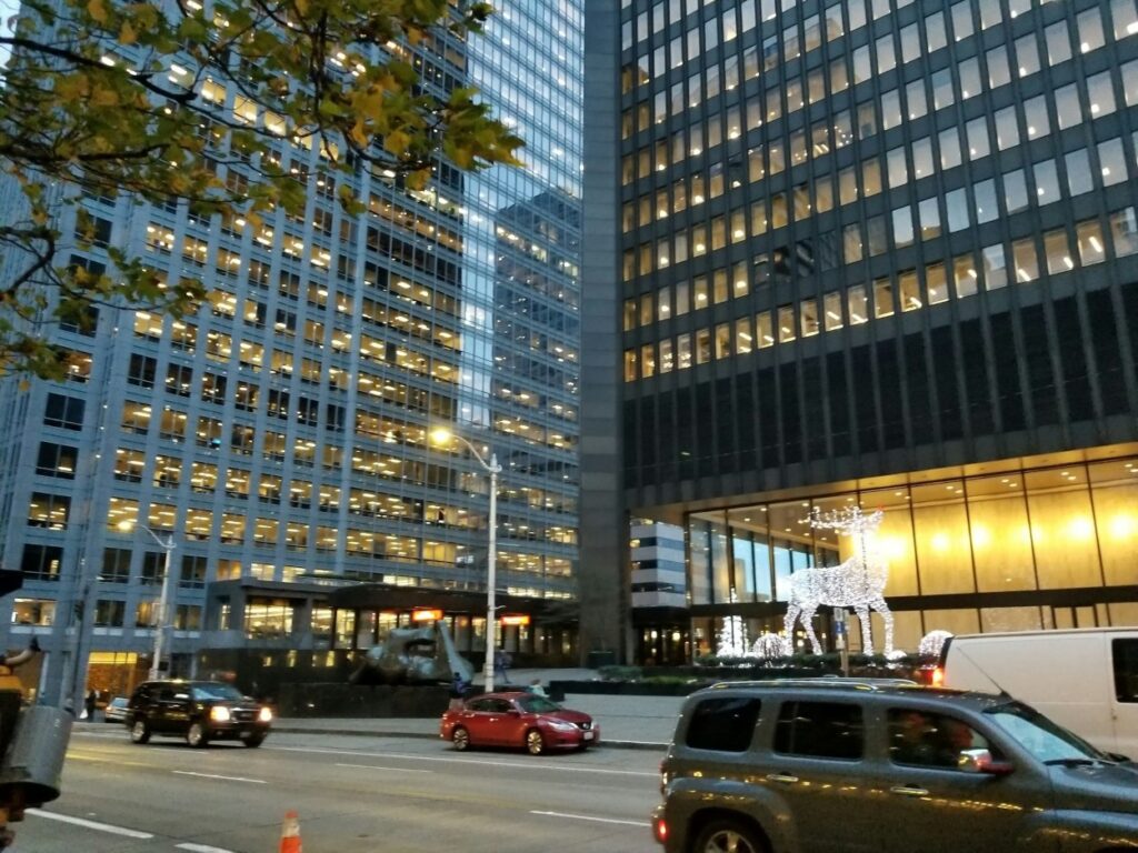 New York, Manhattan, Njujork, Menheten, ulica, road, traffic, city, office building