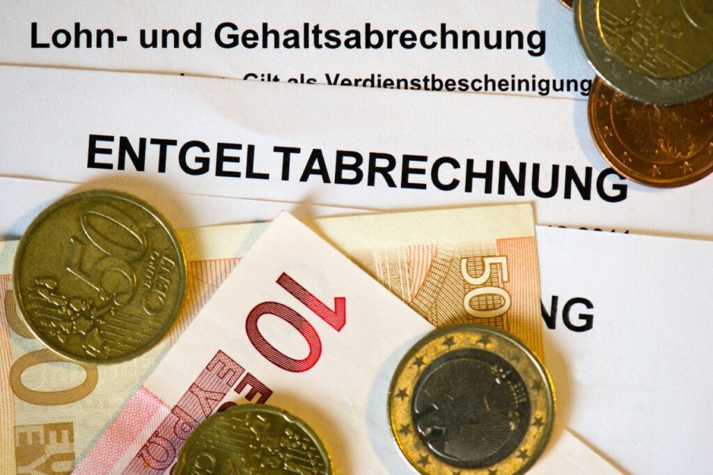 euro, money, obračun, plate njemačka