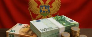 euro montenegro money flag, public debt, javni dug