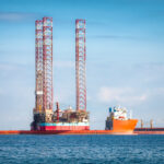 oil rig, nafta, energy, sea, petrol, gas
