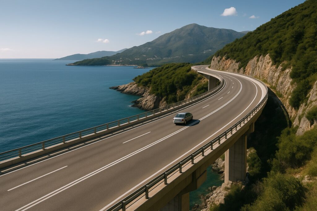 brza saobraćajnica crnogorsko primorje, brza cesta, crna gora, magistrala, zaobilaznica