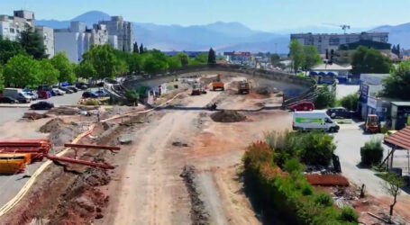 Gradnja Bulevara Vojislavljevića: Pogledajte šta je urađeno za tri i po mjeseca