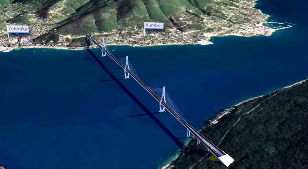 jadransko jonska brza saobraćajnica, brza cesta, most boka kumbor zelenika