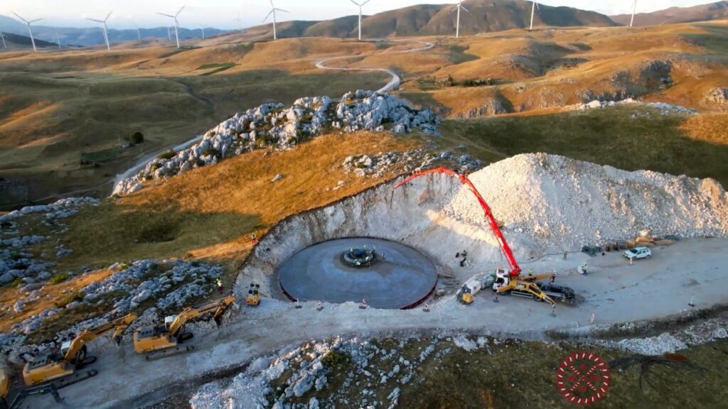 Vjetroelektrana Gvozd, Bemax, radovi, građevinski radovi, construction site, wind solar plant construction