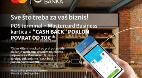 Podrška malim biznisima i promocija kartičnog plaćanja